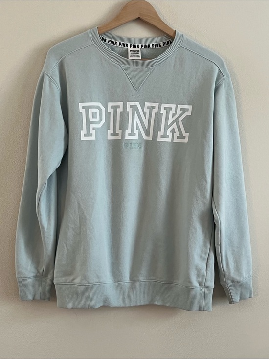 Victoria's Secret Other - Victoria's Secret PINK Light Mint Crewneck Sweatshirt